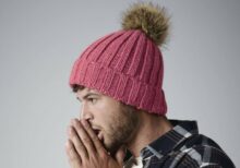 Bonnet grosse maille Pop Pom