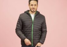 Doudoune légère à capuche homme