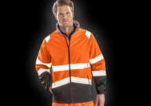 Veste Softshell de travail haute visibilité