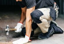 PANTALON BICOLORE CANVAS STRETCH