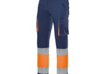 PANTALON MULTIPOCHES BICOLORE HAUTE VISIBILITÉ