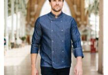 VESTE DE CUISINE EN DENIM