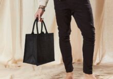 Grand sac en toile de jute